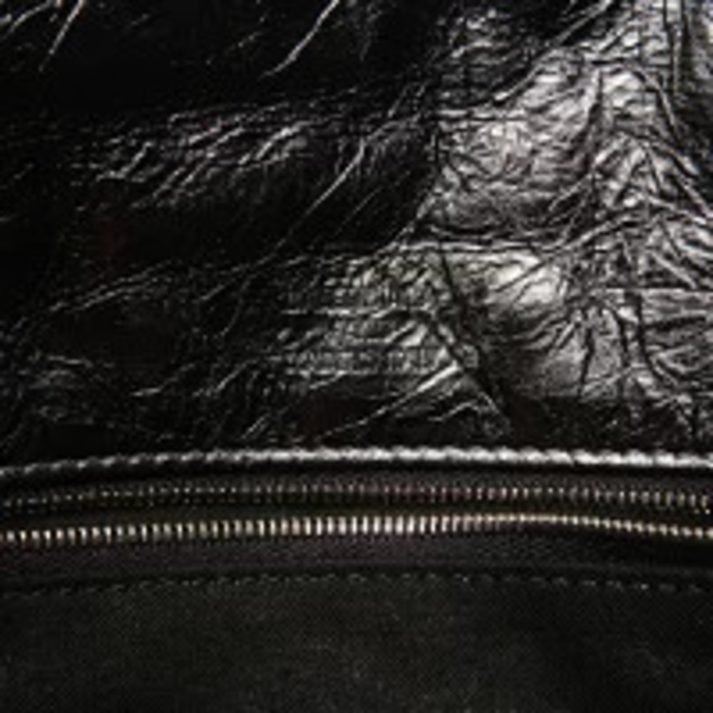 Balenciaga Monaco Metallic One Shoulder Hobo Bag Silver - Picture 12 of 13